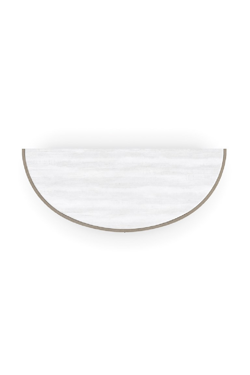 Gold Curved 2-Door Sideboard | Caracole Meridian | Oroatrade.com