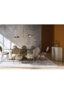 Gold Curved 2-Door Sideboard | Caracole Meridian | Oroatrade.com