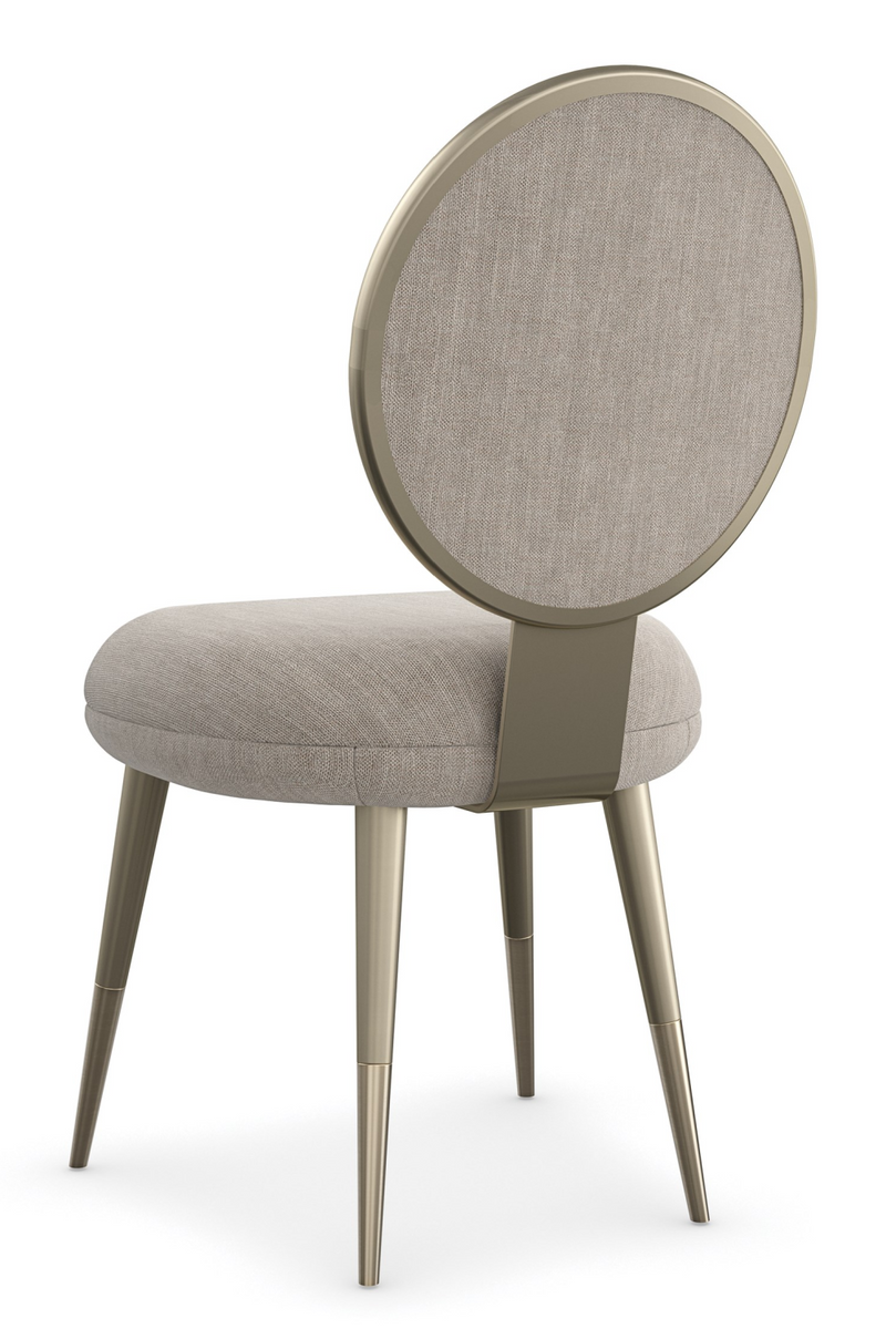 Beige Upholstered Dining Chair | Caracole Apollo | Oroatrade.com