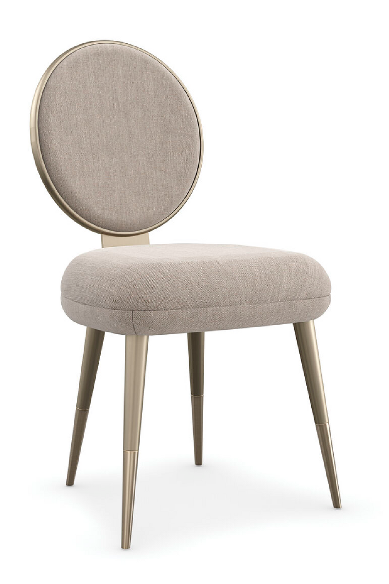 Beige Upholstered Dining Chair | Caracole Apollo | Oroatrade.com