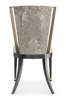 Ivory Linen-Blend Dining Chair | Caracole Astoria | Oroatrade.com