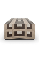 Parquet Rectangular Coffee Table | Caracole Illusion | Oroatrade.com