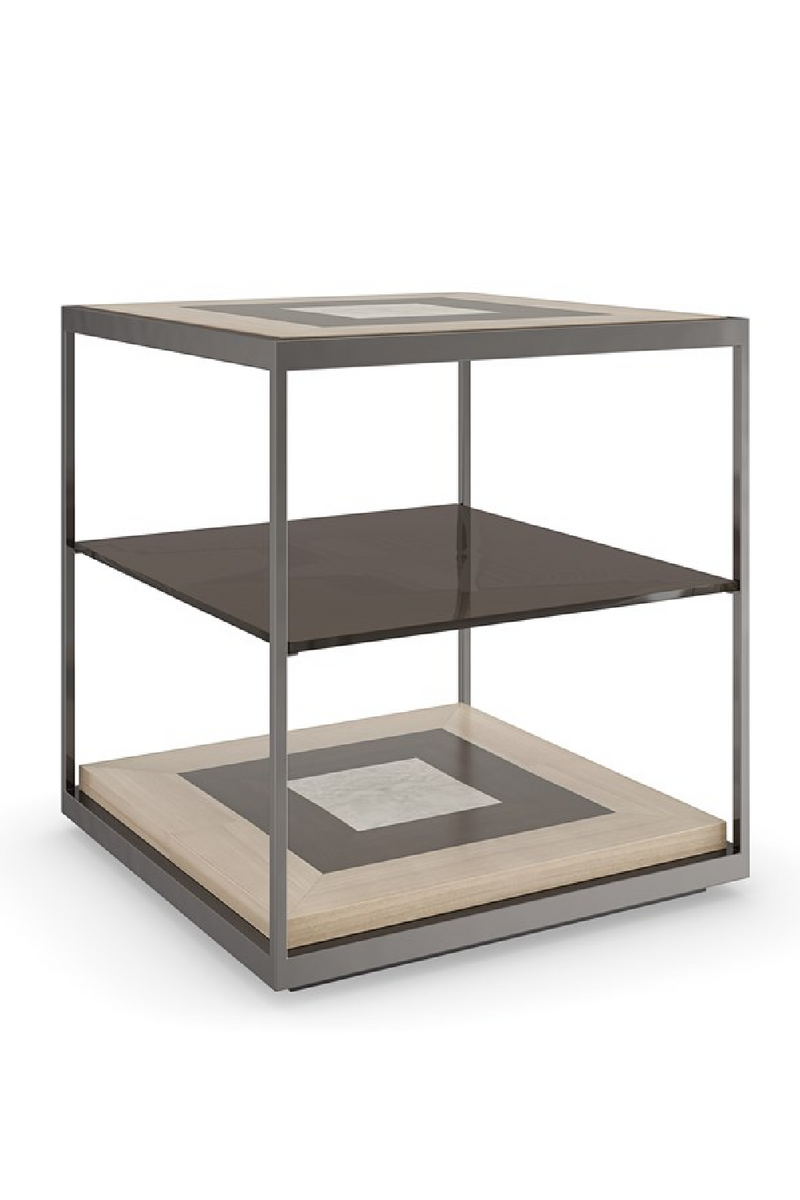 Bronze 3-Layered End Table | Caracole Impossible | Oroatrade.com