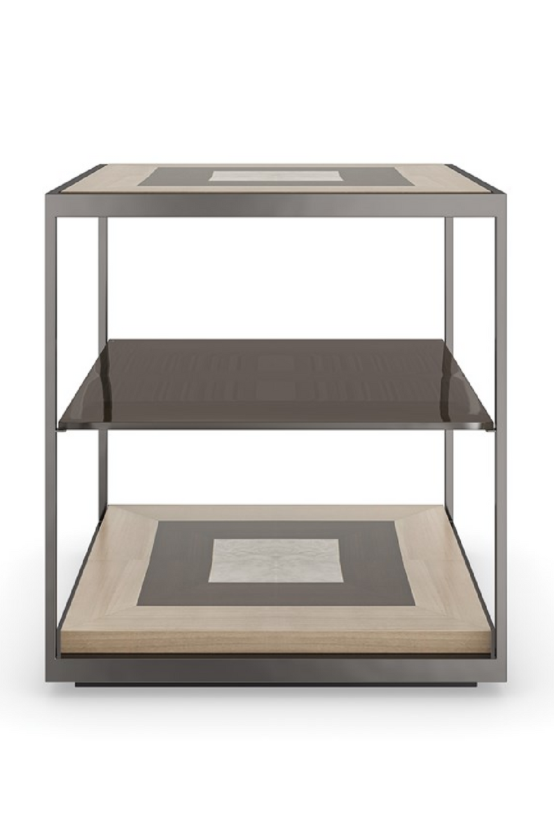 Bronze 3-Layered End Table | Caracole Impossible | Oroatrade.com