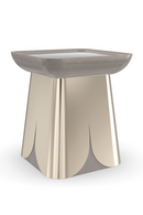 Square Mirror End Table | Caracole Zenith | Oroatrade.com