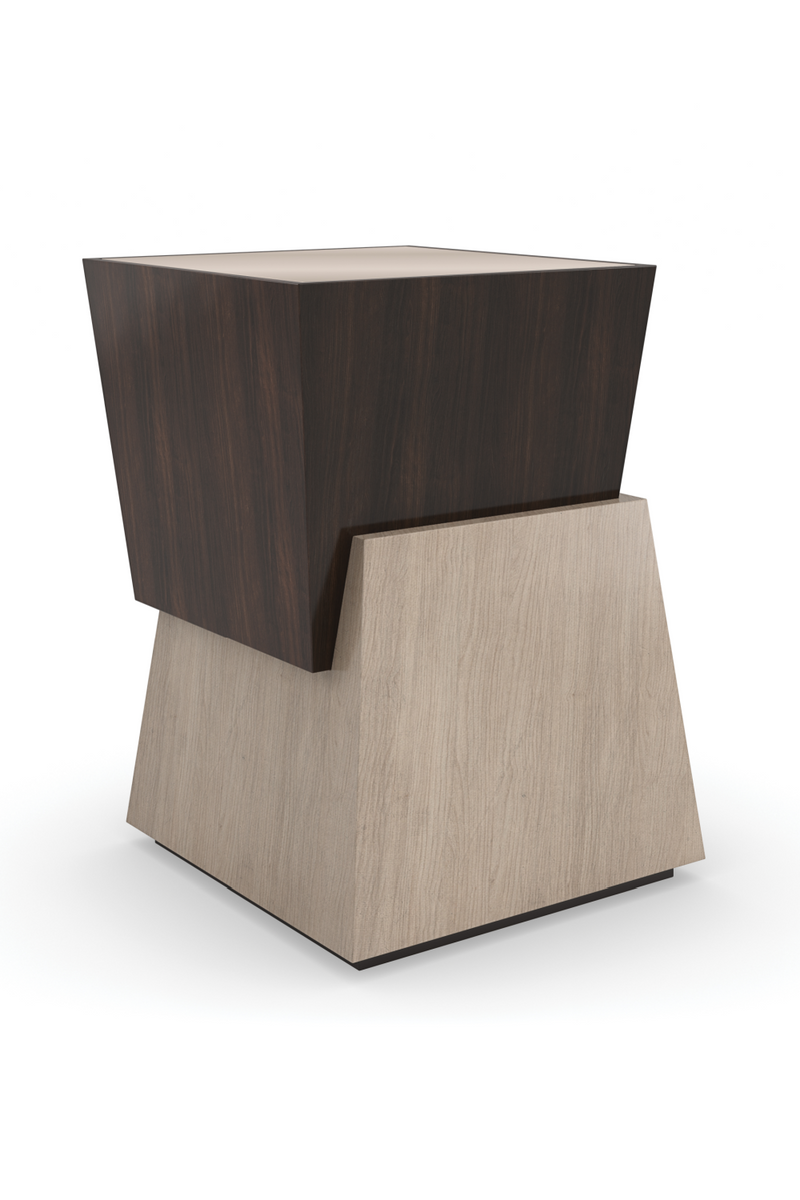 Two-Toned Cubist Side Table | Caracole Relativity | Oroatrade.com