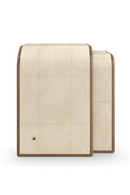 Ivory Parchment Nesting Tables (2) | Caracole Delano | Oroatrade.com