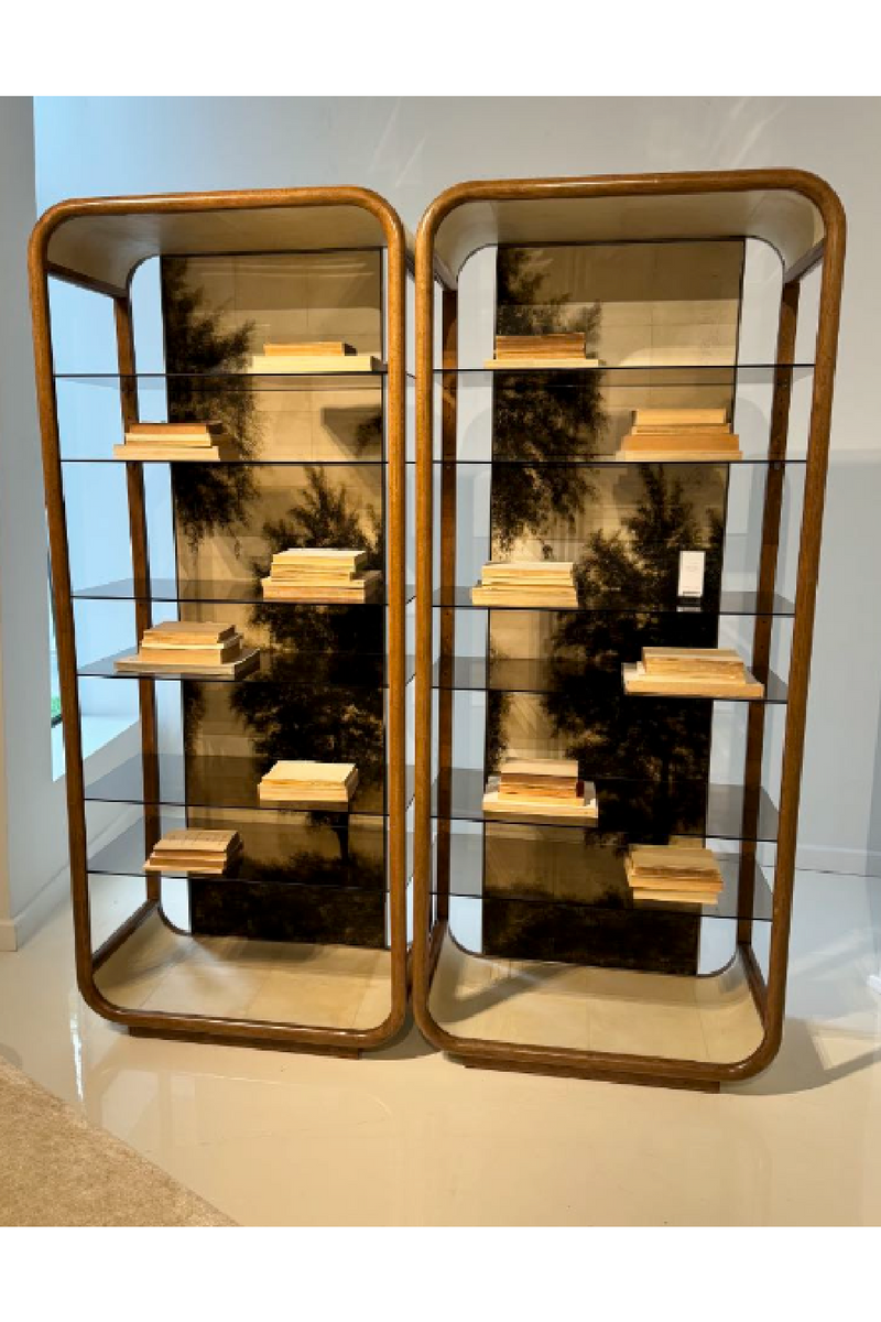 Gold Wooden Framed Bookcase | Caracole Fairmont