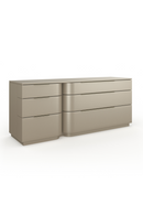 Silver Gloss 6-Drawer Dresser | Caracole Oblique | Oroatrade.com