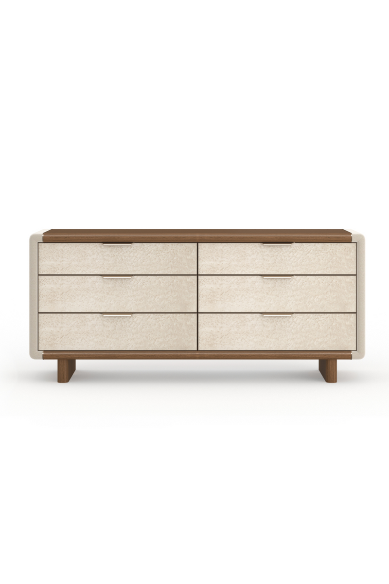 Suede Side 6-Drawer Dresser | Caracole Botero | Oroatrade.com
