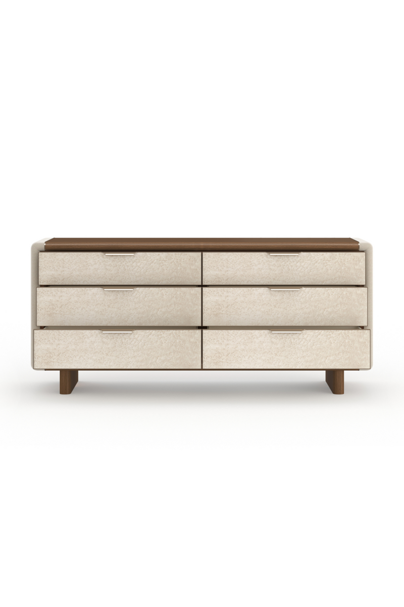Suede Side 6-Drawer Dresser | Caracole Botero | Oroatrade.com