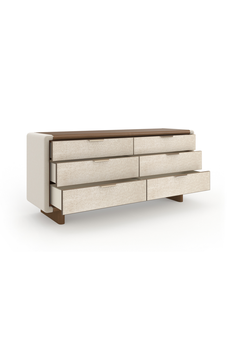 Suede Side 6-Drawer Dresser | Caracole Botero | Oroatrade.com