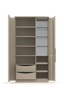 Silver Gloss Cabinet | Caracole Oblique | Oroatrade.com
