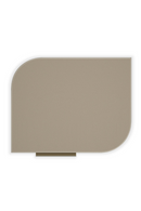 Silver Gloss 2-Drawer Nightstand | Caracole Oblique | Oroatrade.com