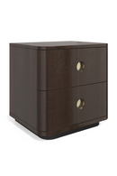 Brown Wooden Nightstand | Caracole Bachelor | Oroatrade.com