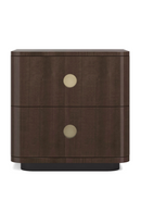 Brown Wooden Nightstand | Caracole Bachelor | Oroatrade.com