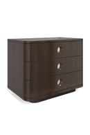 Brown Wooden Nightstand | Caracole Bachelor | Oroatrade.com