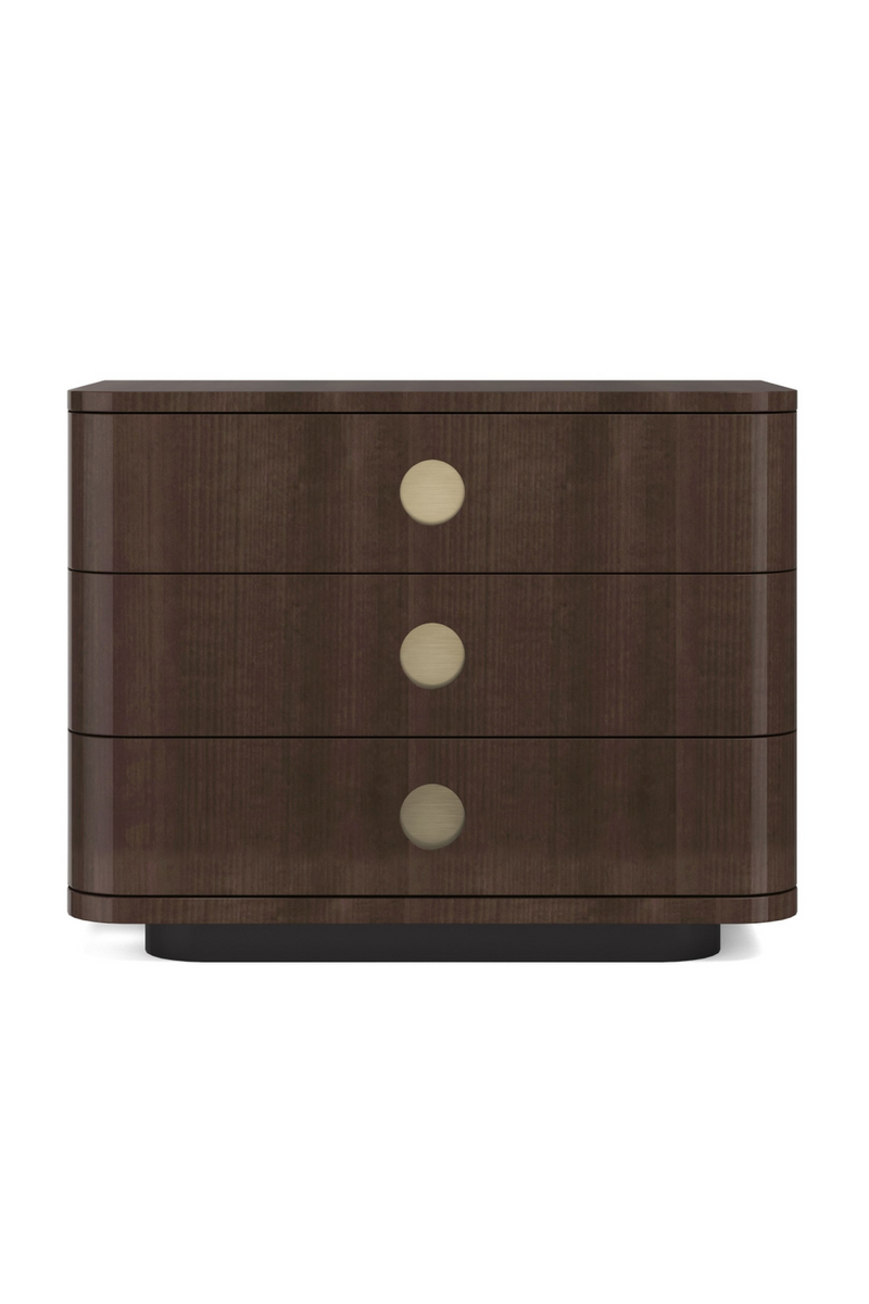 Brown Wooden Nightstand | Caracole Bachelor | Oroatrade.com