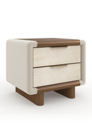Suede Panel Nightstand | Caracole Botero | Oroatrade.com