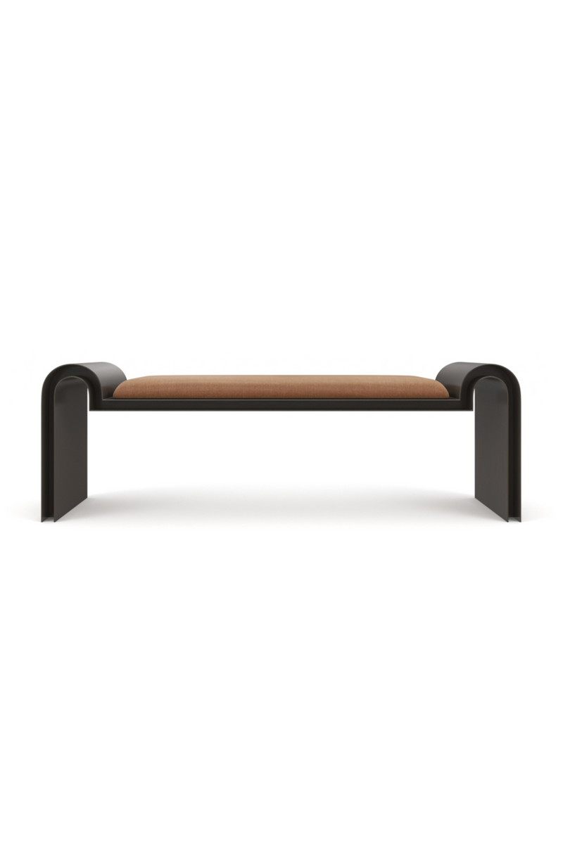 Meta Framed Upholstered Bench | Caracole Beau | Oroatrade.com