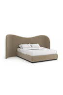Taupe Velvet Bed | Caracole Clio | Oroatrade.com