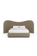 Taupe Velvet Bed | Caracole Clio | Oroatrade.com