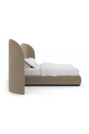 Taupe Velvet Bed | Caracole Clio | Oroatrade.com