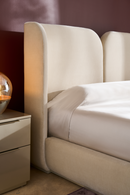 Ivory Velvet Bed | Caracole Oblique  | Oroatrade.com