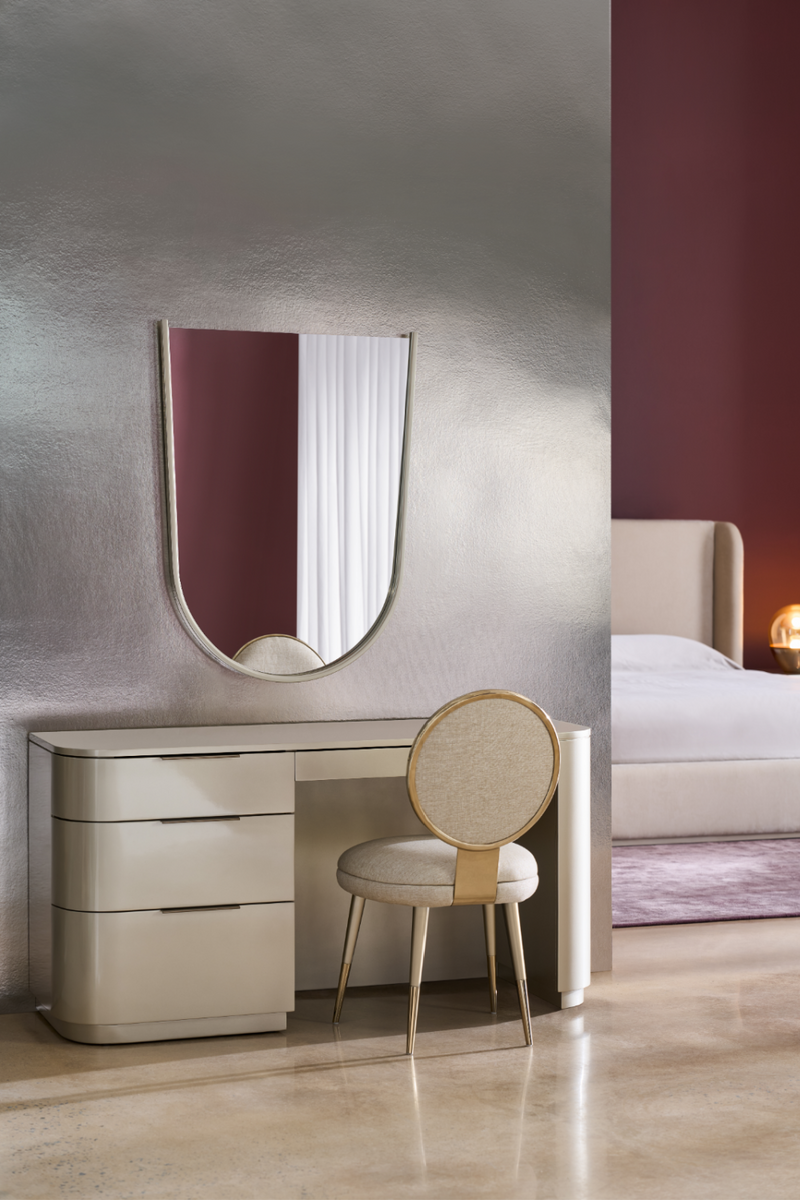 Ivory Velvet Bed | Caracole Oblique  | Oroatrade.com