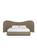 Taupe Velvet Bed | Caracole Clio | Oroatrade.com