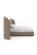Taupe Velvet Bed | Caracole Clio | Oroatrade.com