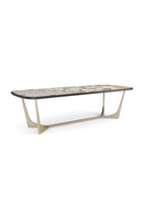 Glossy Stone Dining Table | Caracole Vena | Oroatrade.com