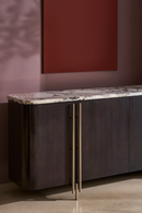 Oval 4-Door Sideboard | Caracole Vena | Oroatrade.com