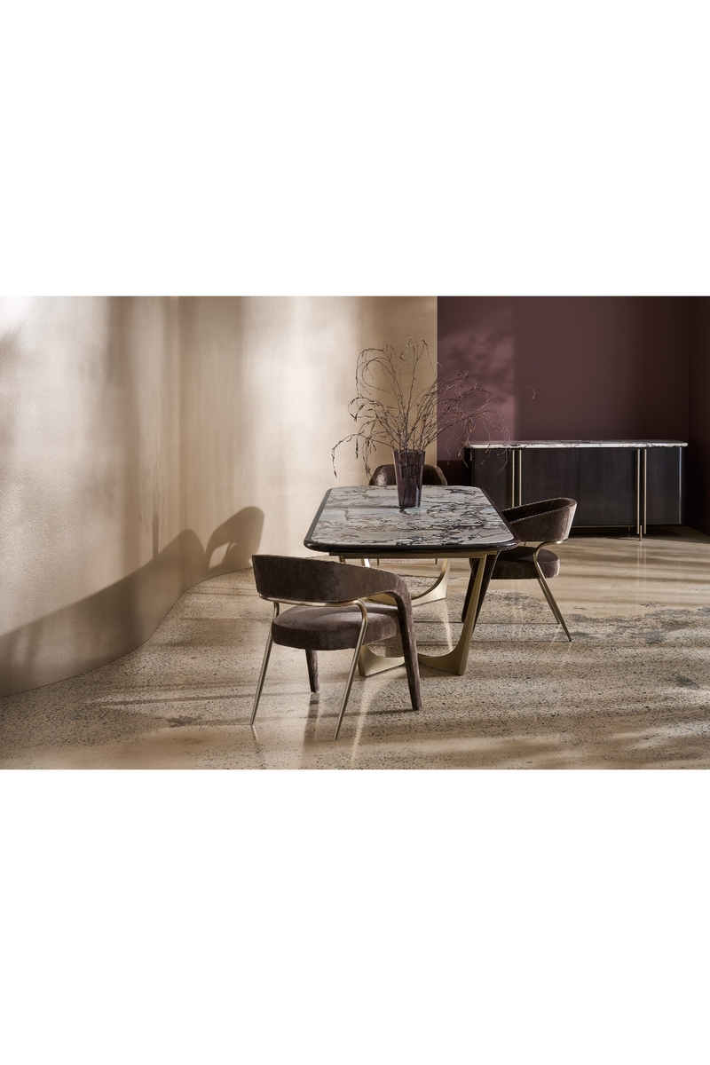 Oval 4-Door Sideboard | Caracole Vena | Oroatrade.com