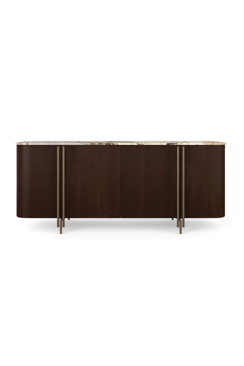 Oval 4-Door Sideboard | Caracole Vena | Oroatrade.com