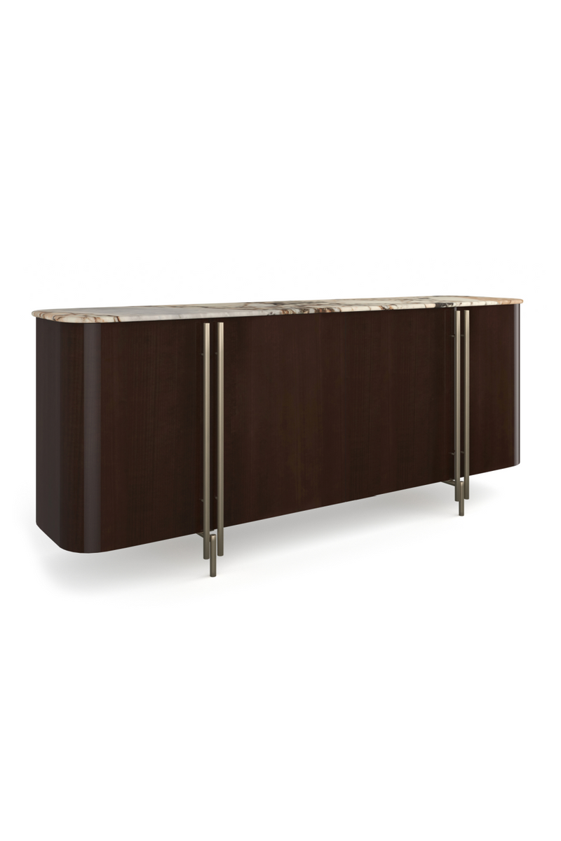 Oval 4-Door Sideboard | Caracole Vena | Oroatrade.com