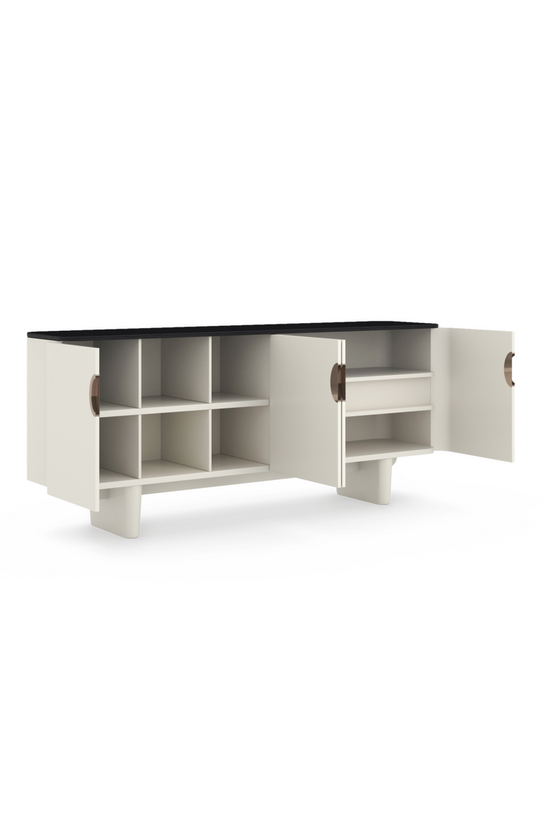 White 4-Door Sideboard | Caracole Paragon | Oroatrade.com