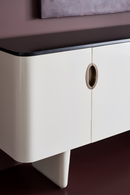 White 4-Door Sideboard | Caracole Paragon | Oroatrade.com