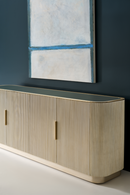 Fluted 4-Door Sideboard | Caracole Love | Oroatrade.com