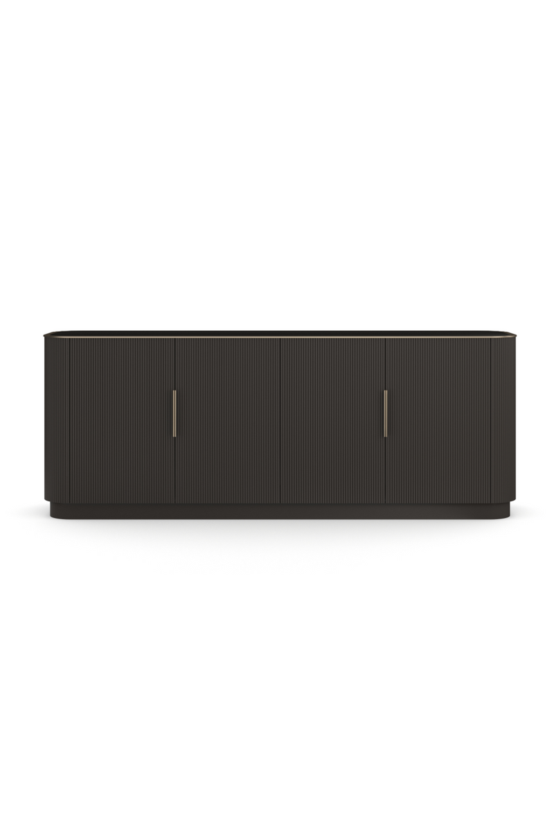 Fluted 4-Door Sideboard | Caracole Love | Oroatrade.com