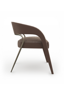Open-Back Velvet Dining Chair | Caracole Gazelle | Oroatrade.com