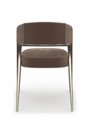 Open-Back Velvet Dining Chair | Caracole Gazelle | Oroatrade.com