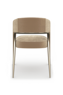 Open-Back Velvet Dining Chair | Caracole Gazelle | Oroatrade.com
