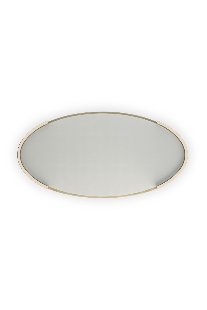 Glass Top Oval Coffee Table | Caracole Love | Oroatrade.com