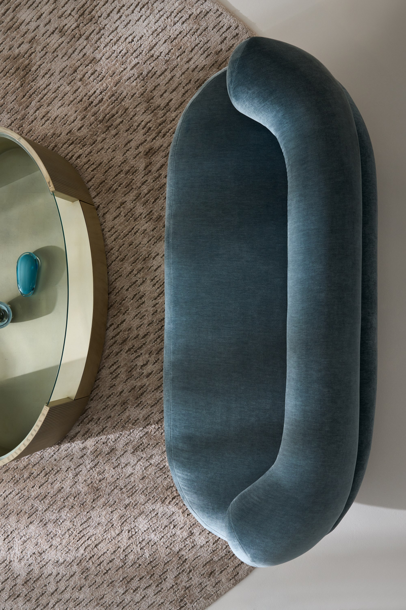Glass Top Oval Coffee Table | Caracole Love | Oroatrade.com