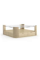 Glass Top Square Coffee Table | Caracole Love | Oroatrade.com