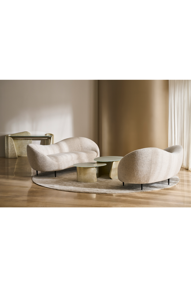 Frosted Glass Tops Cocktail Table | Caracole Bauble | Oroatrade.com