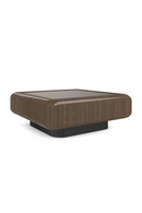 Bronze Glass Square Coffee Table | Caracole Gelee | Oroatrade.com