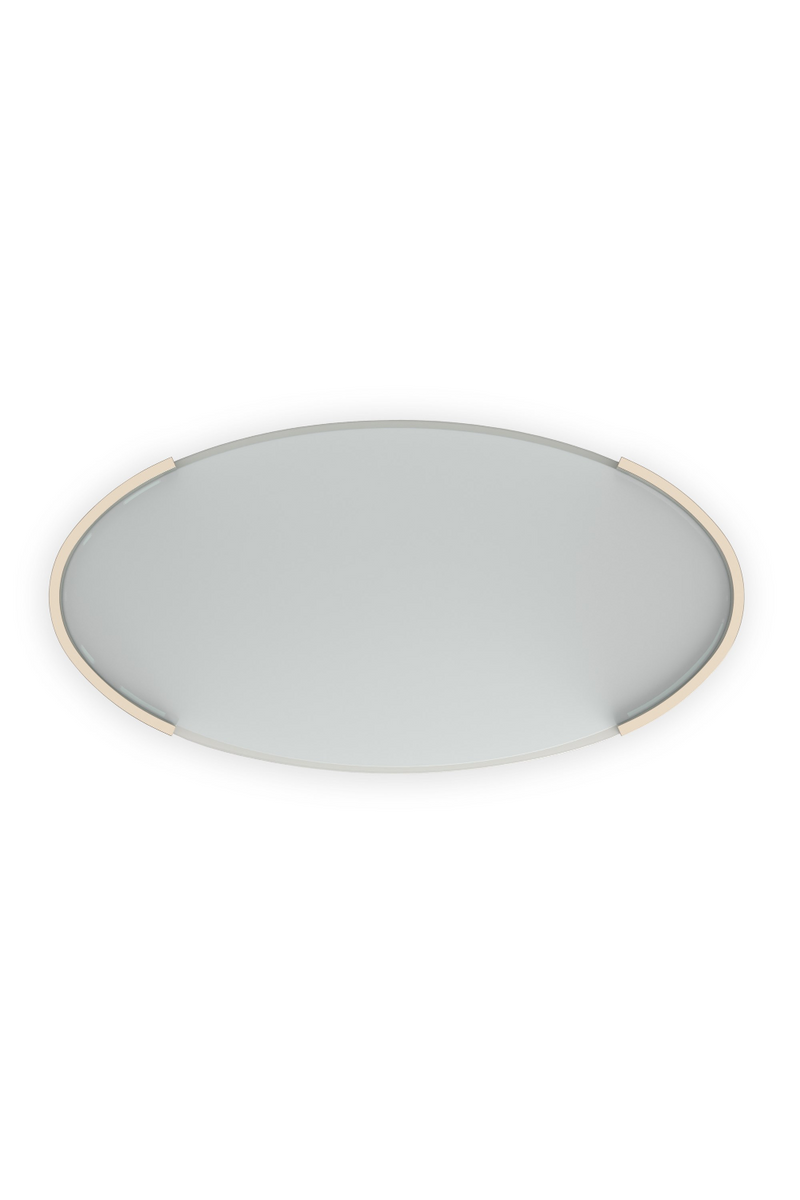 Glass Top Oval Coffee Table | Caracole Love | Oroatrade.com