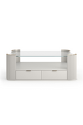Glass Top Square Coffee Table | Caracole Love | Oroatrade.com